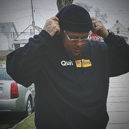 Quit Bi***in PH Logo Pull Over Hoodie