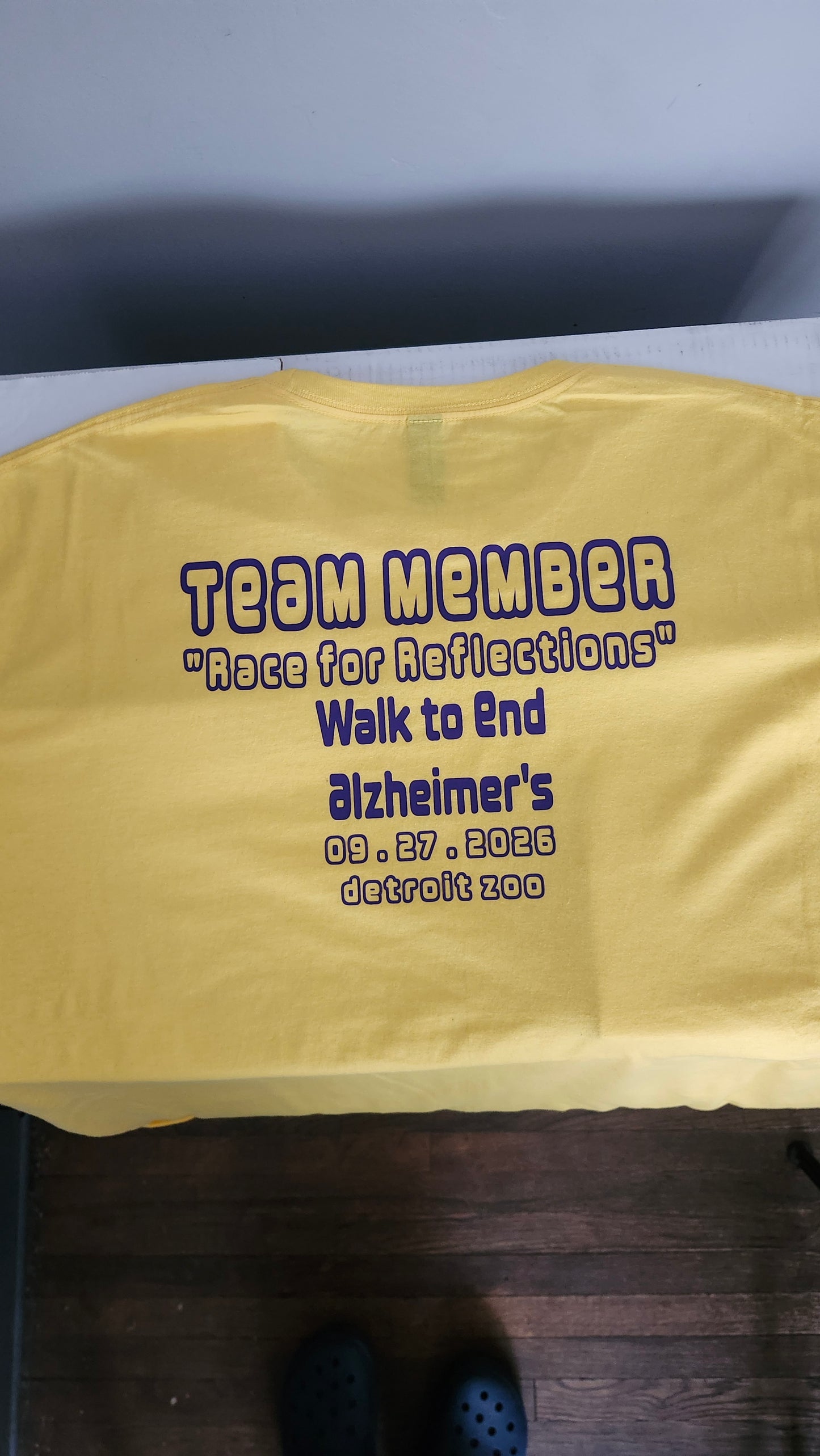 Walk to End Alzheimer's Fundraiser Tee